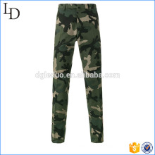 High waist chinos camouflage pants military blue loose pants for men